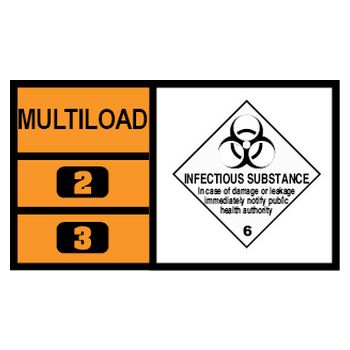(image for) MULTILOAD (of class 6.2 - infectious substances)
